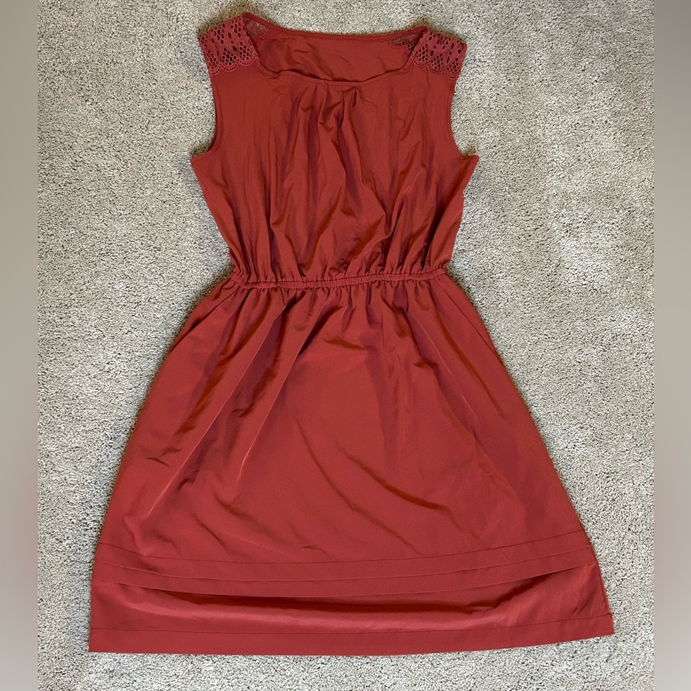 LOFT dress with crochet detailing